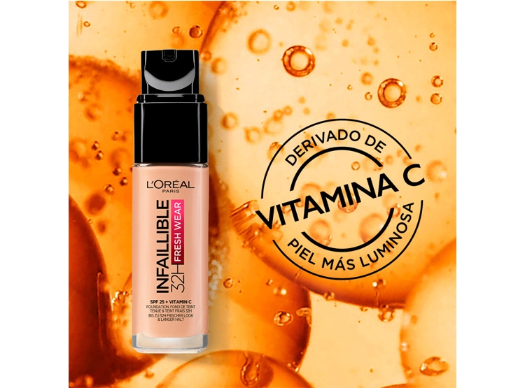 BASE DE MAQUILLAJE LOREAL INFALLIBLE 32H FRESH WEAR 30 ML - 6