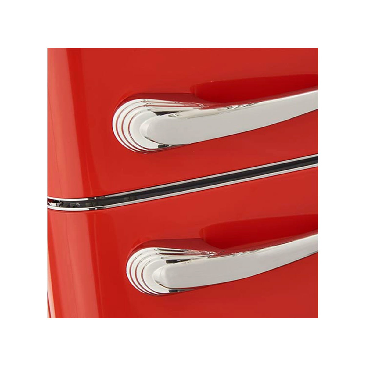 REFRIGERADOR LIBERO TOP FREEZER RETRO STYLE ROJO - 6