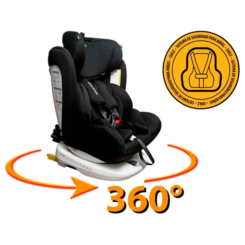 SILLA AUTO KIDSCOOL 360 NEGRO - 2