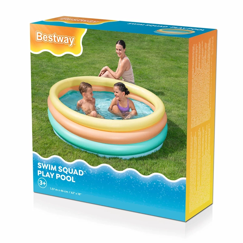 PISCINA INFLABLE BESTWAY SWIM SQUAD 1,57M X 46CM - 2