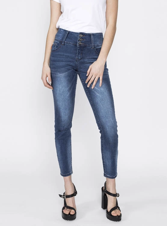 JEANS MUJER ELLUS ALGODÓN SKINNY - 1