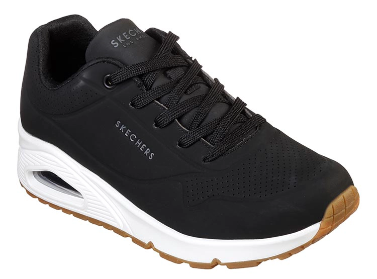 ZAPATILLAS MUJER SKECHERS NEGRO UNO - STAND ON AIR - 2