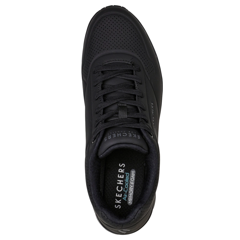 ZAPATILLAS HOMBRE SKECHERS CASUALES NEGRO UNO STAND ON AIR - 4