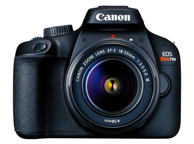 CAMARA CANON REBEL T100 + LENTE 18-55