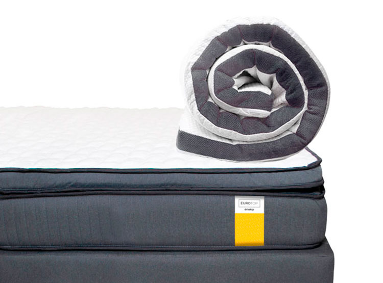 CUBRECOLCHON TOPPER DRIMKIP 1 PLAZA GRIS PLUS - 2