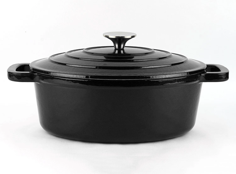 OLLA GUISERA MAGEFESA FERRO OVAL TAPA NEGRO - 1