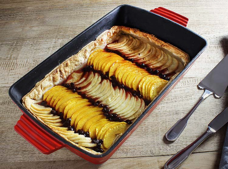 BANDEJA MAGEFESA HORNO FERRO 34 ROJO - 4