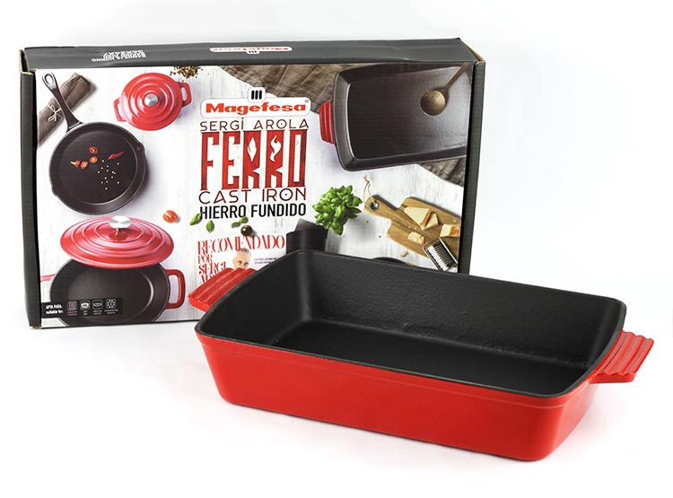 BANDEJA MAGEFESA HORNO FERRO 34 ROJO - 6