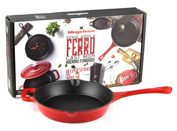 SARTEN MAGEFESA FERRO 24 ROJO - 8