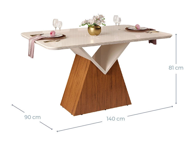 JUEGO DE COMEDOR VEKKA HOME ALMERIA 6S - 5