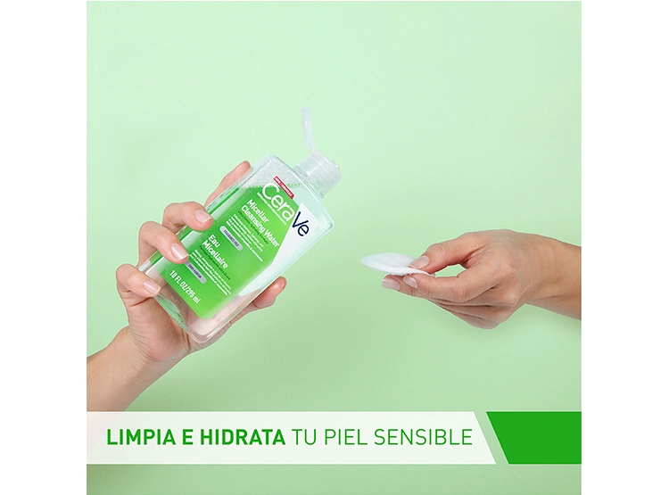 AGUA MICELAR CERAVE LIMPIADORA 295 ML - 3