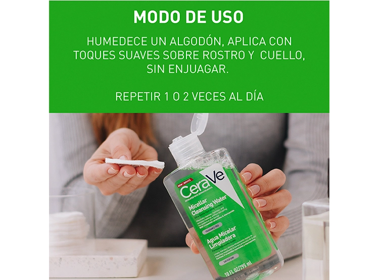 AGUA MICELAR CERAVE LIMPIADORA 295 ML - 5