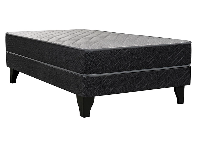 CAMA EUROPEA CELTA APOLO 1.5 PLAZAS NEGRO - 1