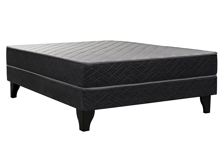 CAMA EUROPEA CELTA APOLO BN 2 PLAZAS NEGRO - 1