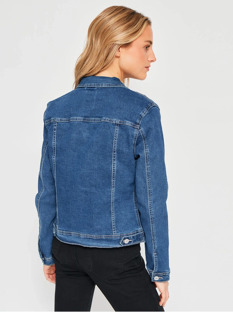 CHAQUETA MUJER INDEX BÁSICA DENIM - 3