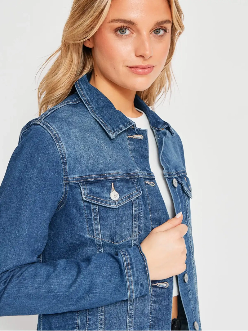 CHAQUETA MUJER INDEX BÁSICA DENIM - 4