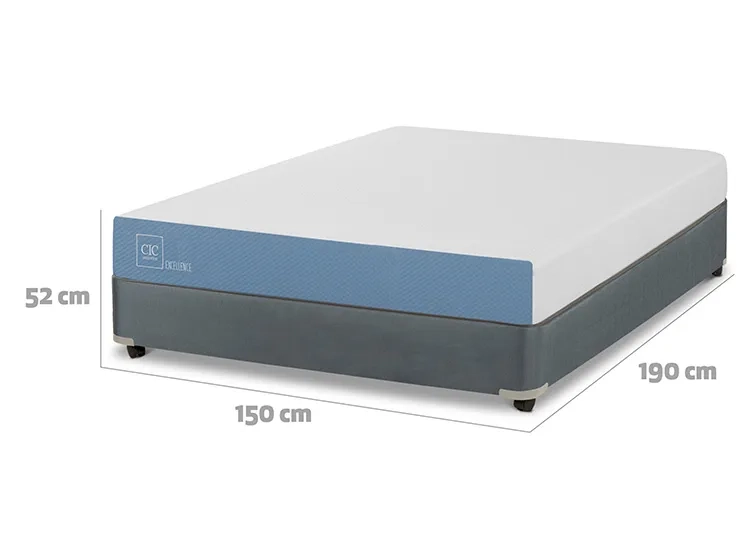 CAMA BOX AMERICANO CIC EXCELLENCE 2 PLAZAS - 3