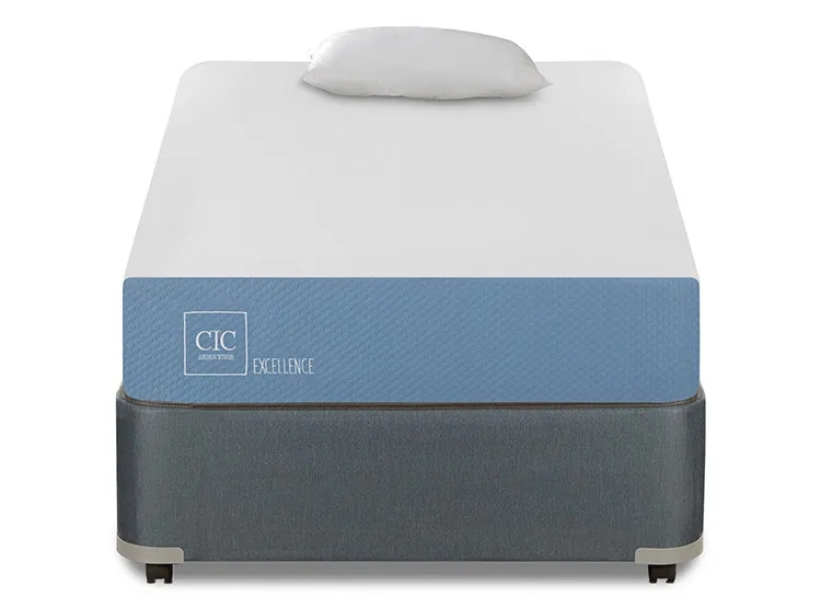 JUEGO DE DORMITORIO CIC CAMA BOX AMERICANO EXCELLENCE 1 PLAZA + ALMOHADA - 1