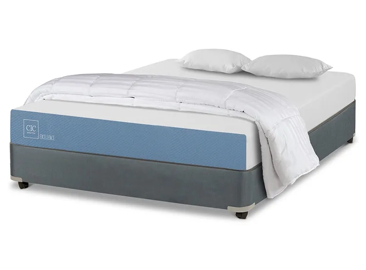 JUEGO DE DORMITORIO CIC CAMA BOX AMERICANO EXCELLENCE FULL + TEXTIL - 2