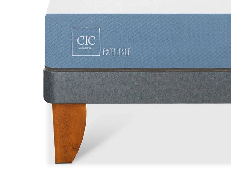 JUEGO DE DORMITORIO CIC CAMA EUROPEA EXCELLENCE 1.5 PLAZAS + ALMOHADA - 4