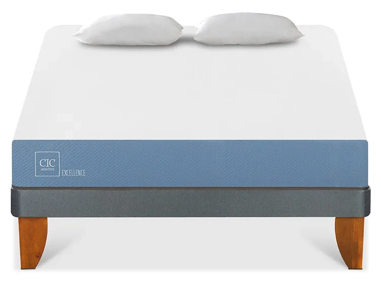 JUEGO DE DORMITORIO CIC CAMA EUROPEA EXCELLENCE BN 2 PLAZAS + ALMOHADAS - 1