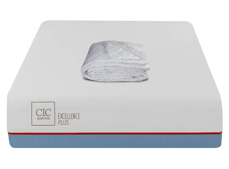 SET CIC COLCHÓN EXCELLENCE PLUS 1 PLAZA 0.9 X 2 M + CUBRE - 1