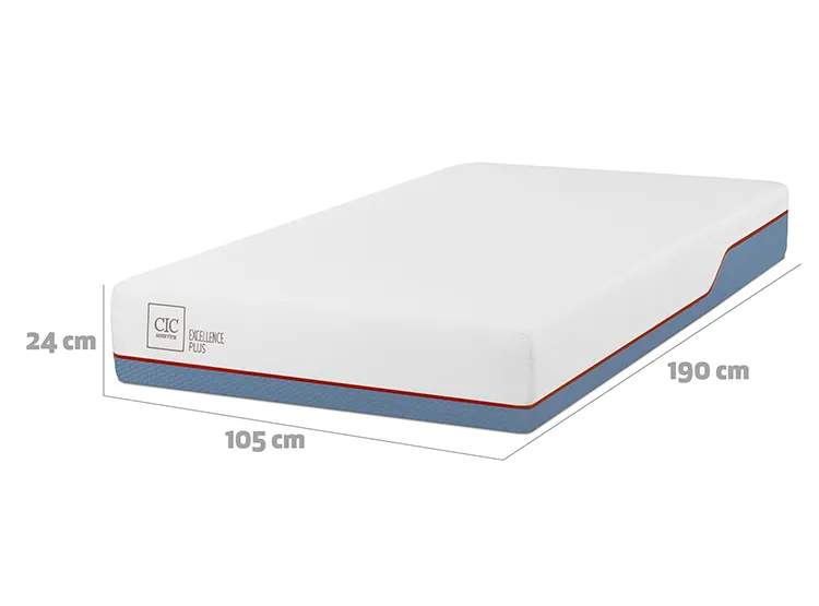 SET CIC COLCHÓN EXCELLENCE PLUS 1.5 PLAZAS + CUBRE - 3