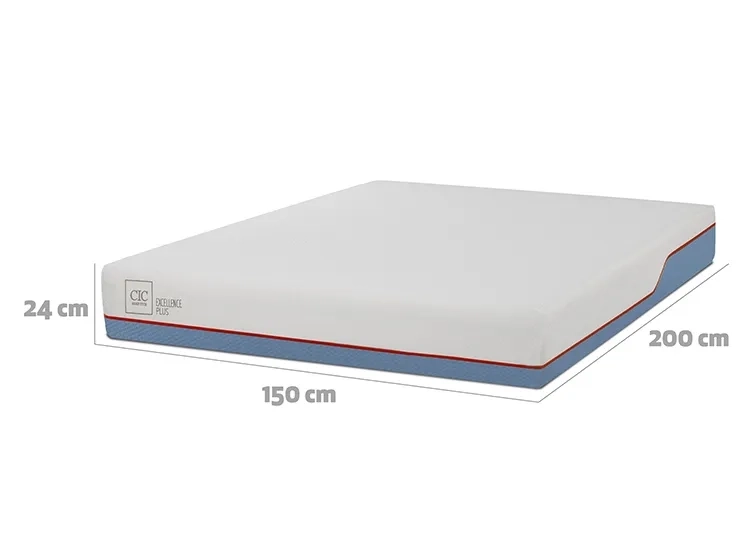 SET CIC COLCHÓN EXCELLENCE PLUS 2 PLAZAS 1.50 X 2 M + CUBRE - 3