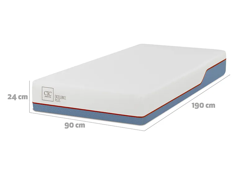 SET CIC COLCHÓN EXCELLENCE PLUS 1 PLAZA + ALMOHADA - 3