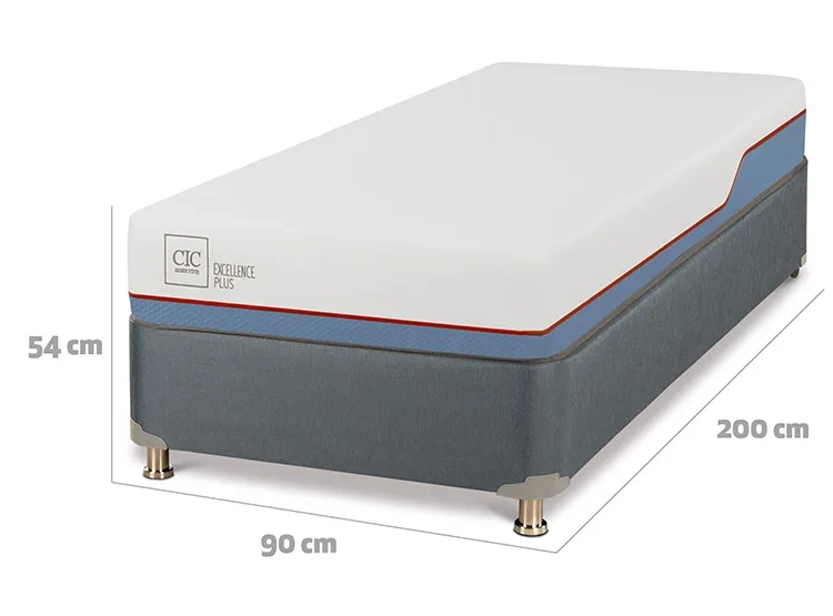 CAMA BOX AMERICANO CIC EXCELLENCE PLUS 1 PLAZA - 3