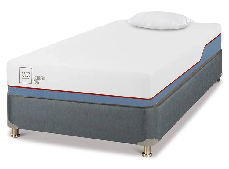 JUEGO DE DORMITORIO CIC CAMA BOX AMERICANO EXCELLENCE PLUS 1.5 PLAZAS + ALMOHADA - 2