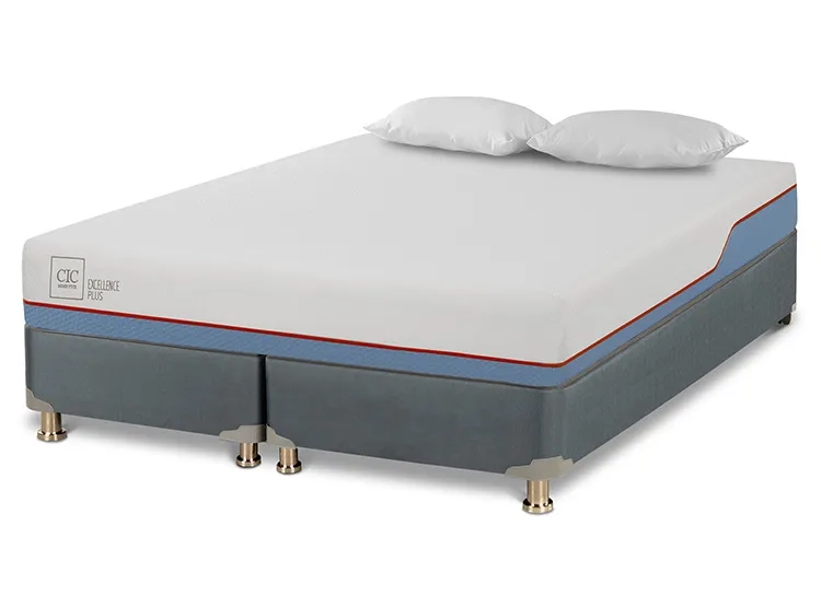 JUEGO DE DORMITORIO CIC CAMA BOX AMERICANO EXCELLENCE PLUS BD 2 PLAZAS + ALMOHADA - 2
