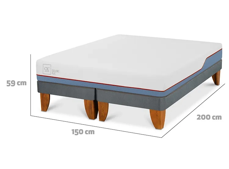 CAMA EUROPEA CIC EXCELLENCE PLUS BD 2 PLAZAS - 3