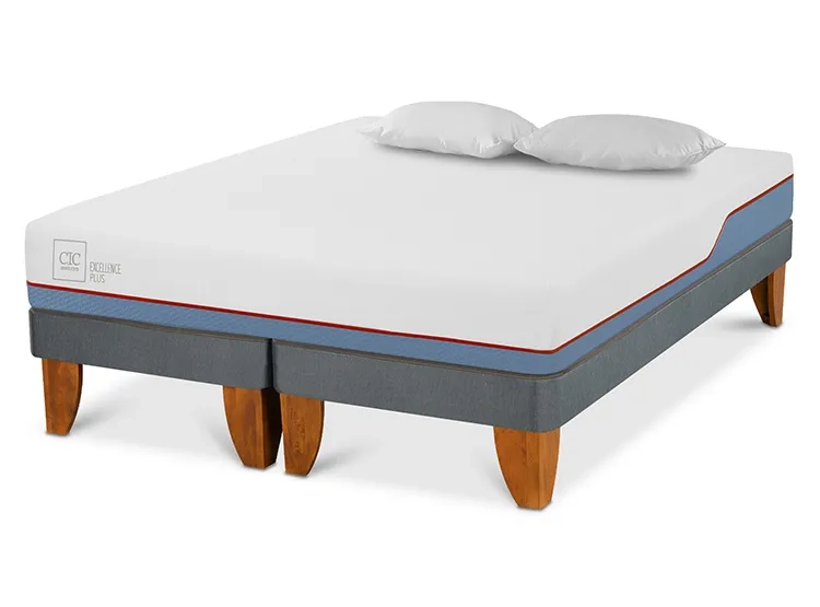 JUEGO DE DORMITORIO CIC CAMA EUROPEA EXCELLENCE PLUS BD 2 PLAZAS + ALMOHADAS - 2