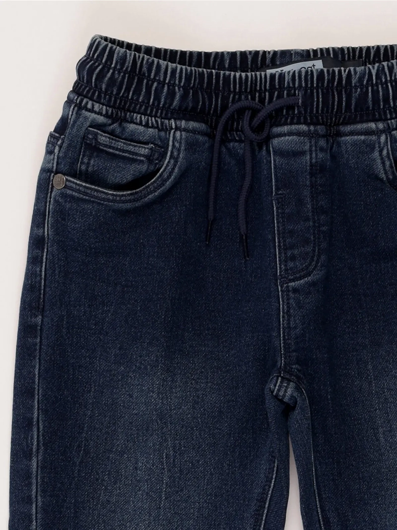 JEANS LARGO NIÑO HARVEST FRENCH TERRY CINTURA ELASTICADA - 3