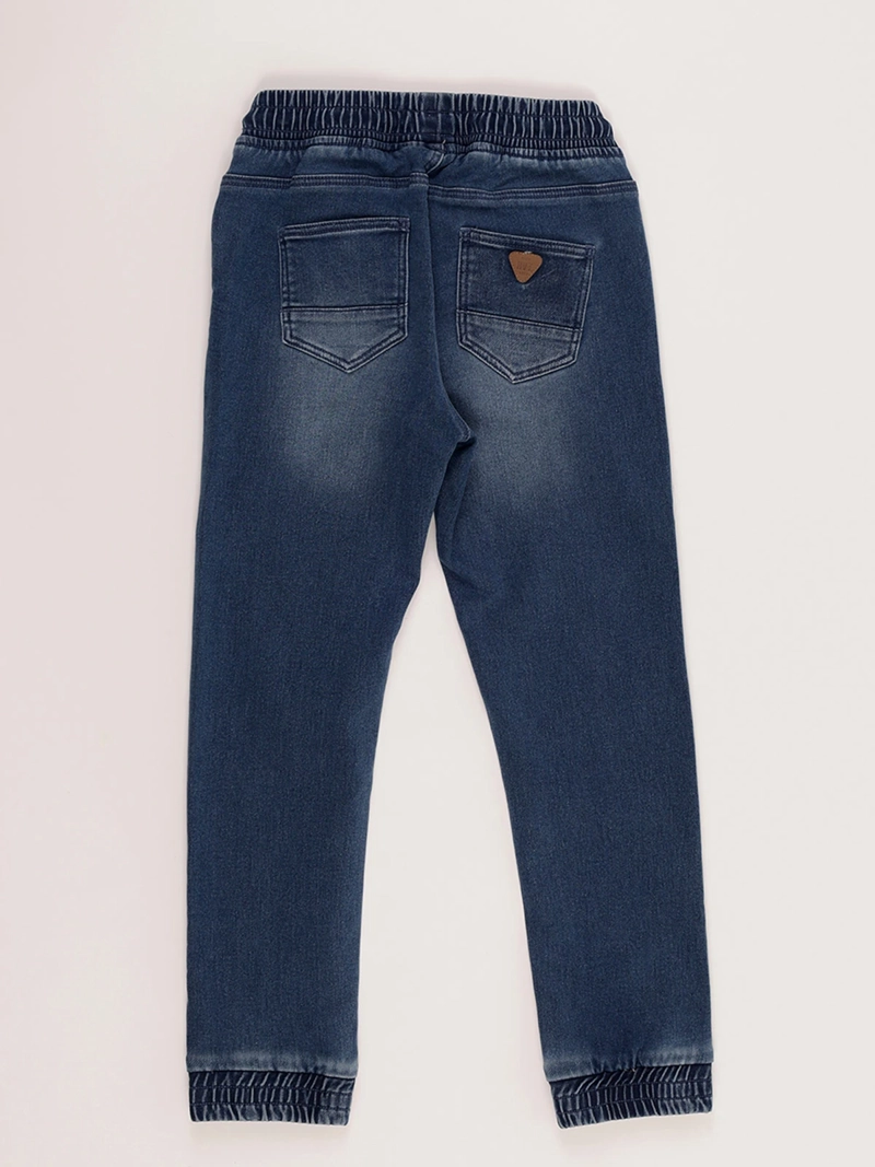 JEANS LARGO NIÑO HARVEST FRENCH TERRY CINTURA ELASTICADA - 2
