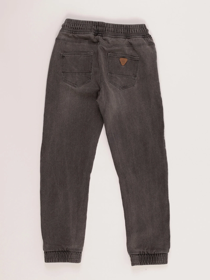 JEANS LARGO NIÑO HARVEST FRENCH TERRY CINTURA ELASTICADA - 2