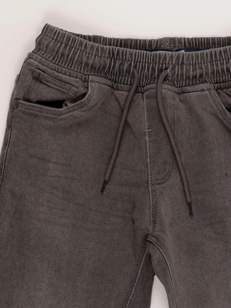 JEANS LARGO NIÑO HARVEST FRENCH TERRY CINTURA ELASTICADA - 3
