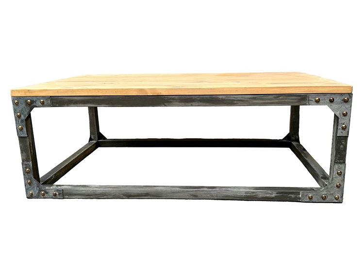 MESA DE CENTRO RIPLEY HOME TOLEDO METAL CAFÉ 120 X 70 CM - 1