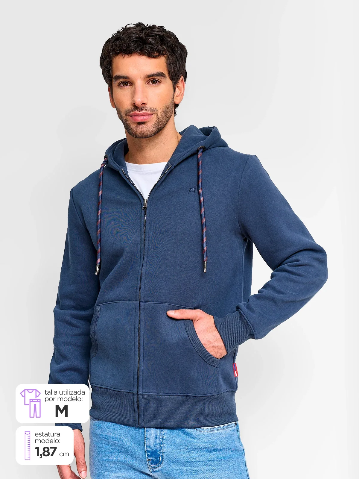 POLERÓN HOMBRE ROBERT LEWIS FULL ZIPPER - 1