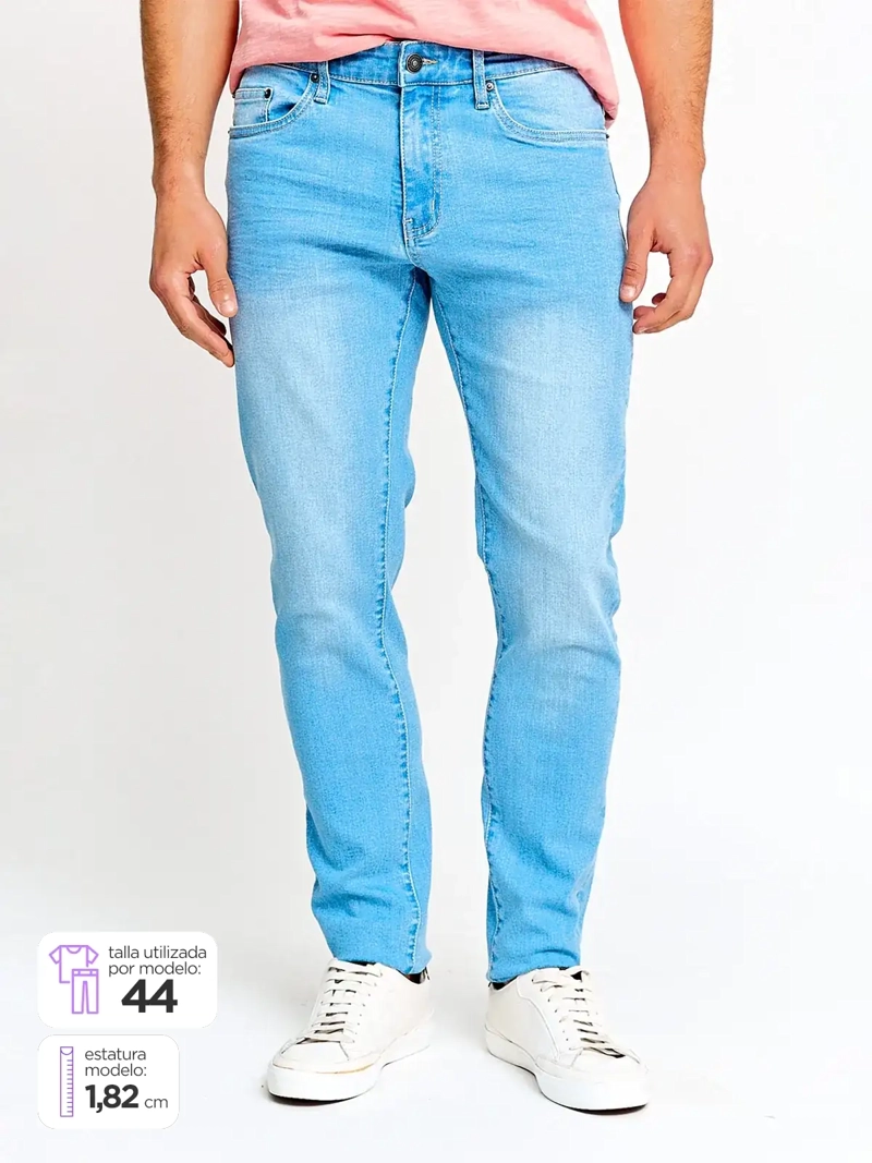 JEANS HOMBRE ROBERT LEWIS SKINNY - 1