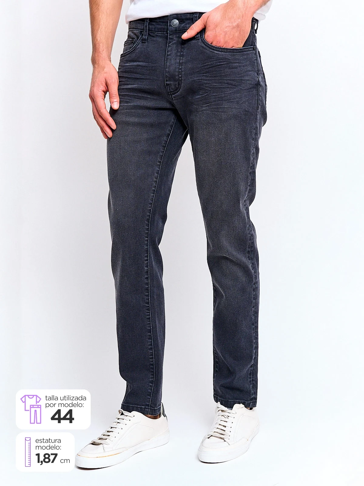 JEANS HOMBRE ROBERT LEWIS SKINNY - 1