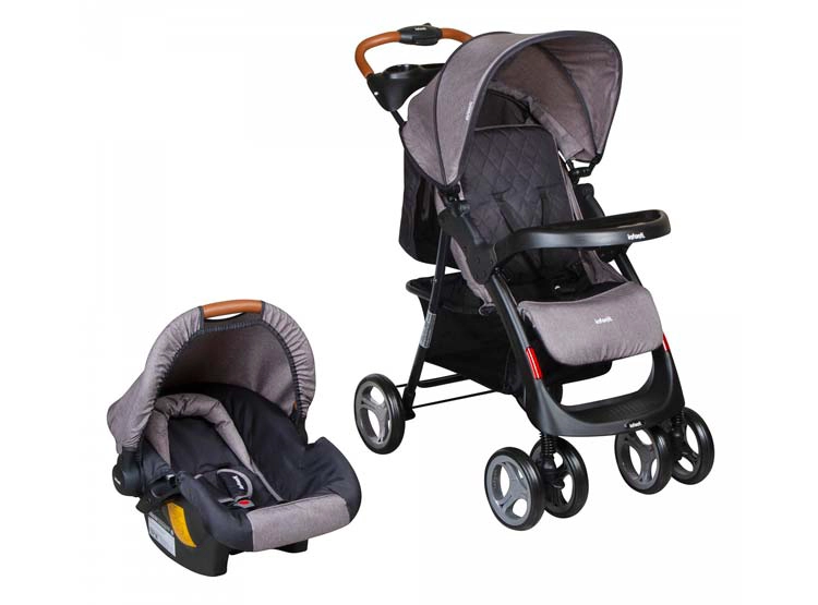 COCHE TRAVEL SYSTEM INFANTI POMPEYA GRIS - 1