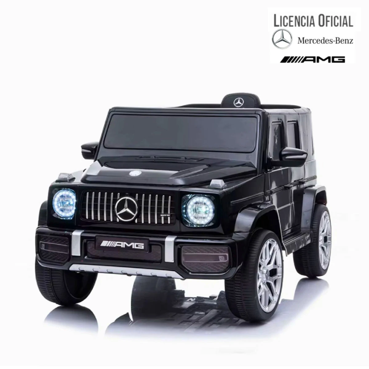 AUTO A BATERIA JEEP MERCEDES G63 NEGRO - 1