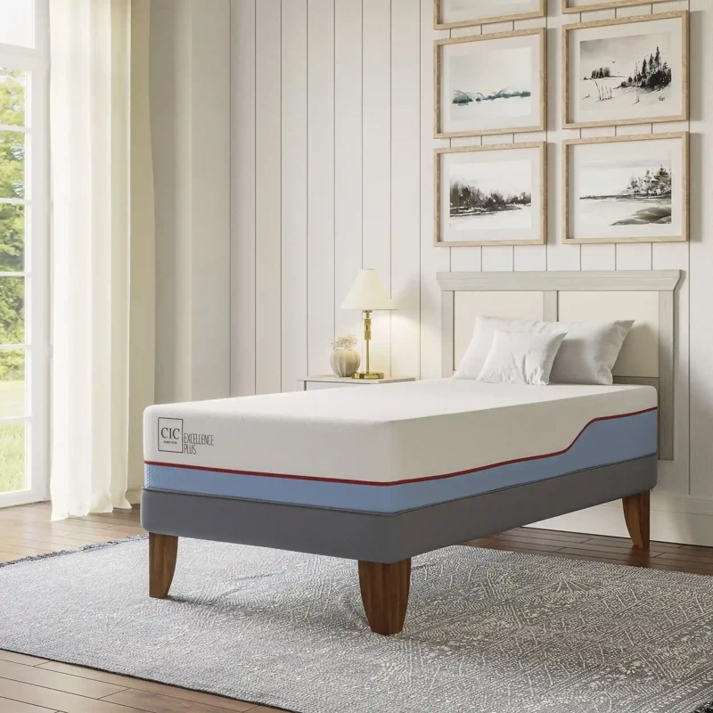 SET CIC COLCHÓN EXCELLENCE PLUS 1.5 PLAZAS + ALMOHADA - 10
