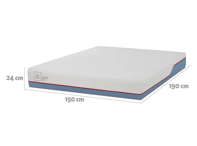 SET CIC COLCHÓN EXCELLENCE PLUS 2 PLAZAS + ALMOHADAS - 3