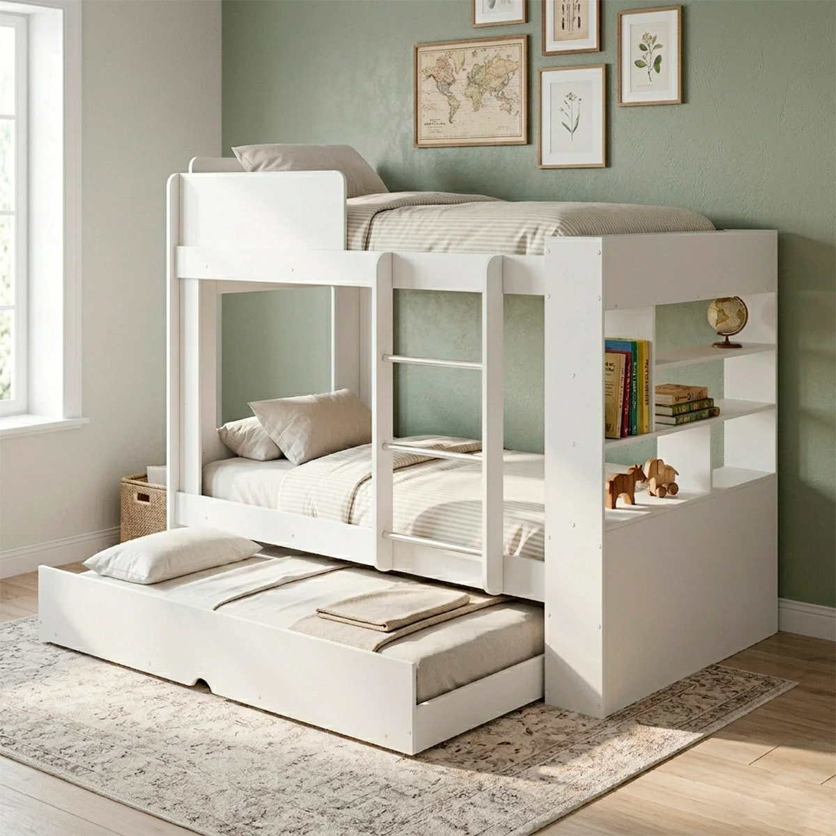 CAMAROTE RIPLEY HOME TRIPLE MARI OFF 1.5 PLAZAS BLANCO - 1