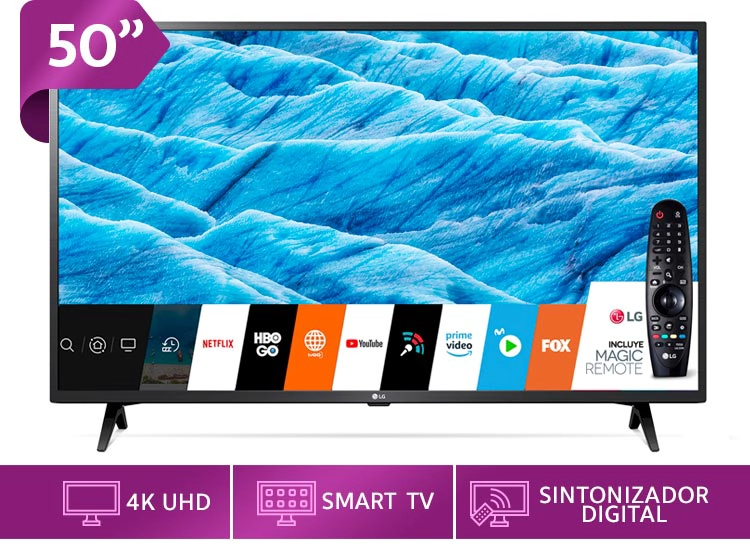 LED LG 50UM7300 UHD SMART 50 + MAGIC REMOTE
