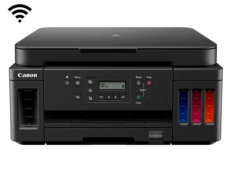 IMPRESORA MULTINFUNCIONAL CANON INYECCIÓN TINTA G-6010 WIFI DUPLEX - 1