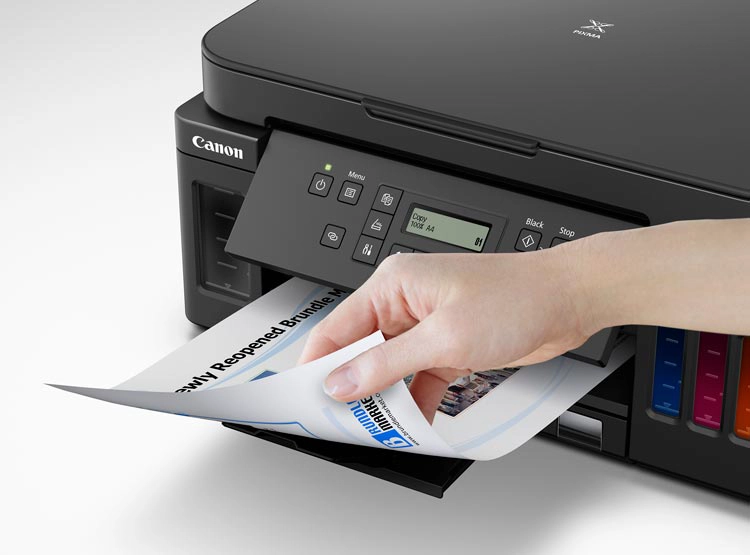 IMPRESORA MULTINFUNCIONAL CANON INYECCIÓN TINTA G-6010 WIFI DUPLEX - 5